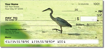 Bird Artwork Personalized Checks