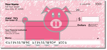Pink Pig Design Checks