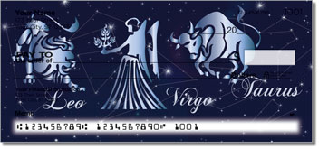 Zodiac Symbol Personalized Checks