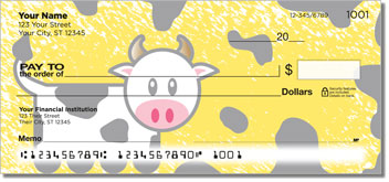 Cute Cow Design Checks