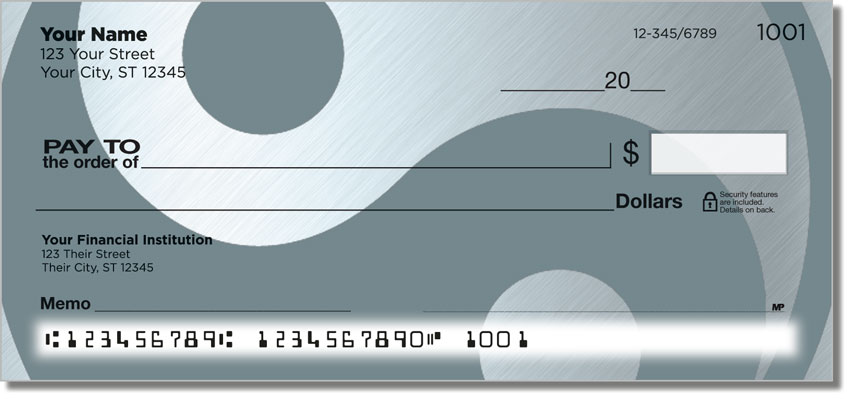 Yin Yang Personal Checks