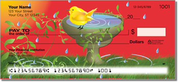 Wings of Spring Personalized Checks