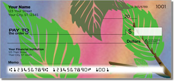 Spring Green Personalized Checks