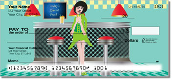 Fifties Diner Design Checks