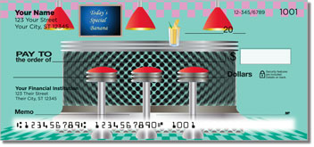 Fifties Diner Theme Checks