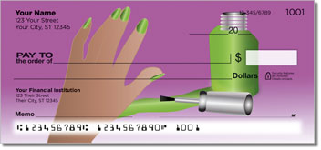 Sassy Nails Personalized Checks