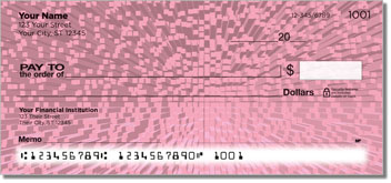 Extruded Blocks Personalized Checks