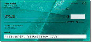 Rusted Metal Personalized Checks