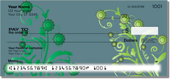 Swirl Flower Design Checks