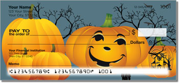 Jack-o-Lantern Personalized Checks