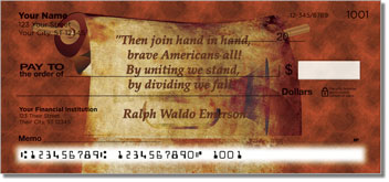 Patriotic Quote Theme Checks
