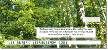 Scripture & Nature Personalized Checks