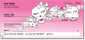 Girly Skull Design Checks