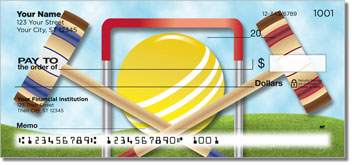 Croquet Personalized Checks