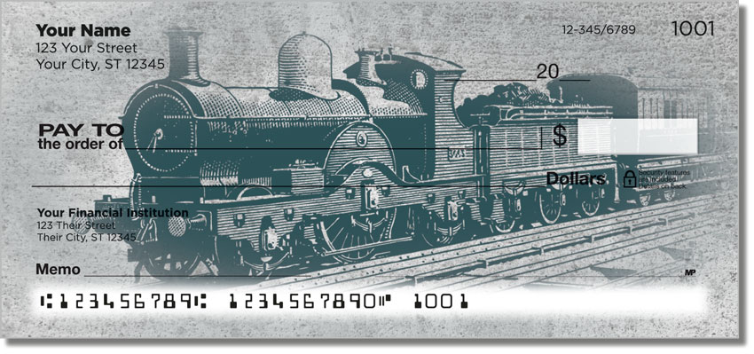 Vintage Train Checks