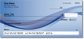 Gentle Wave Personalized Checks