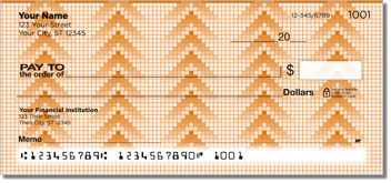 Pixel Pattern Personalized Checks