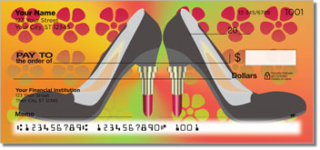 Lipstick Personalized Checks