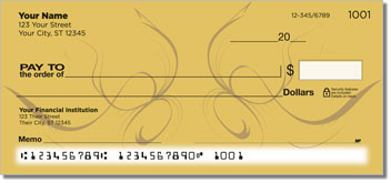 Artistic Tattoo Personalized Checks