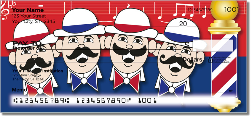 Barbershop Quartet Checks
