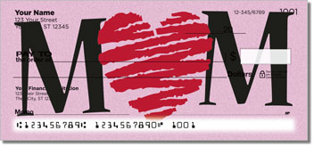 I Love Mom Design Checks