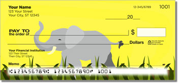 Elephant Personalized Checks