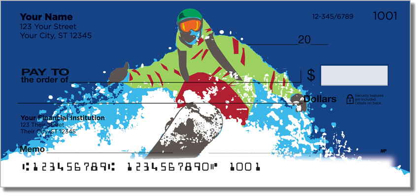 Ski & Snowboard Personal Checks