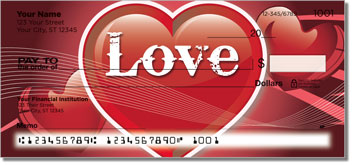 Valentine's Day Personalized Checks