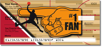 Red & Black Basketball Design Checks