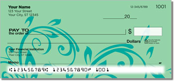 Fresh & Flourishing Personalized Checks