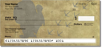 Animal Track Personalized Checks