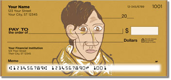 Picasso Portrait Personalized Checks