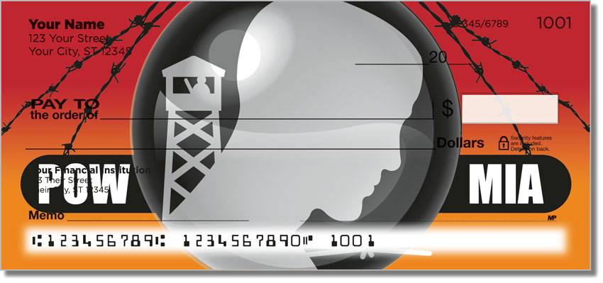 POW MIA Personal Checks