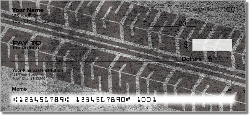 Tire Tread Personal Checks