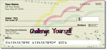 Inspiring Doodle Personalized Checks