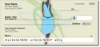 Fashionista Personalized Checks