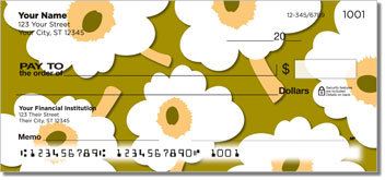 Big Floral Personalized Checks