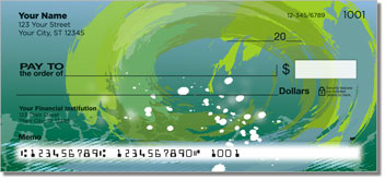 Painted Wave Design Checks