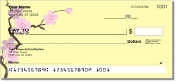 Sakura Print Personalized Checks