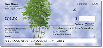 Arbor Day Quote Theme Checks