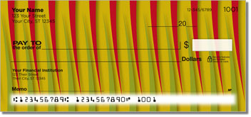 Abstract Orange Design Checks