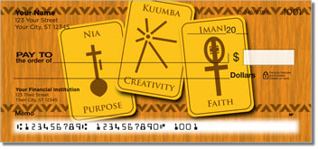Kwanzaa Personalized Checks