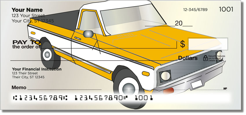 Vintage Truck Personal Checks