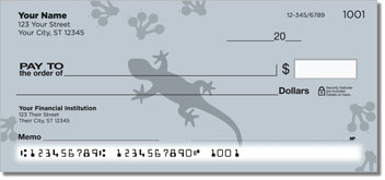 Paw Print Personalized Checks