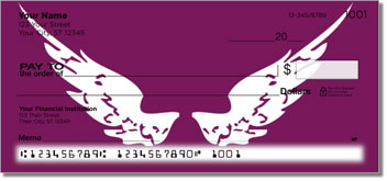 Angel Wings Personalized Checks