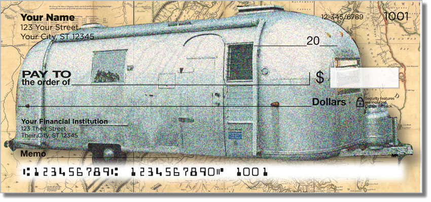 Vintage Camper Personal Checks