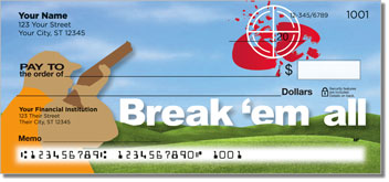 Trap Shooting Personalized Checks
