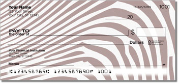 Fingerprint Personalized Checks