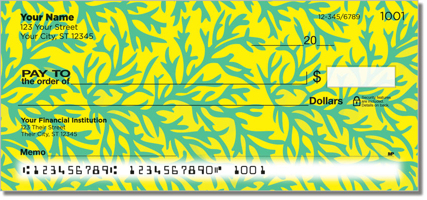 Reef Print Personal Checks
