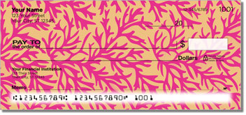 Reef Print Personalized Checks